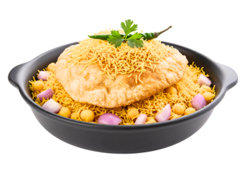 Crispy Samosa with Chutney
isolated on transparent background