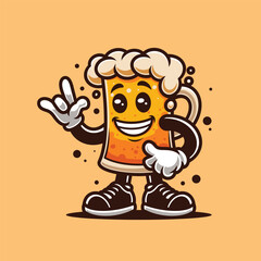 Beer Retro Character