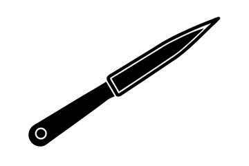 Scalpel silhouette vector illustration