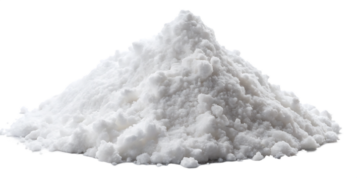 Pile of white snow isolated white background