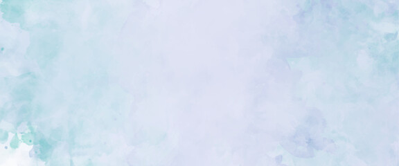 Vector Colorful Beautiful Blue Watercolor Background