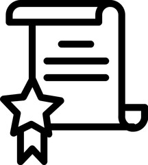 Star icon, symbol Illustration  vector icon