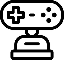 Keyboard gaming joystick icon