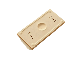 Braille Tablet with Textured Surface and Raised Dots