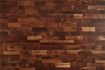 Dark brown wood block pattern texture background