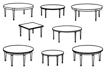 Coffee table Simple Style Line art