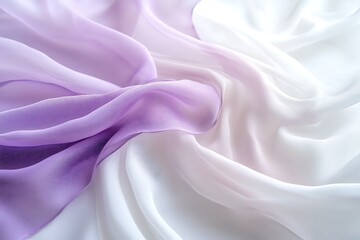 Obraz premium Light Lavender to Soft White Gradient Creating Calm Tones