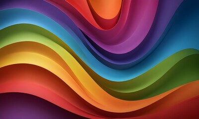 abstract colorful wave background