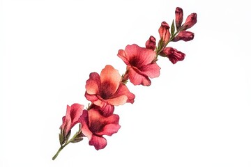 Fototapeta premium Close-up view of a decorative reddish-pink flower arrangement.