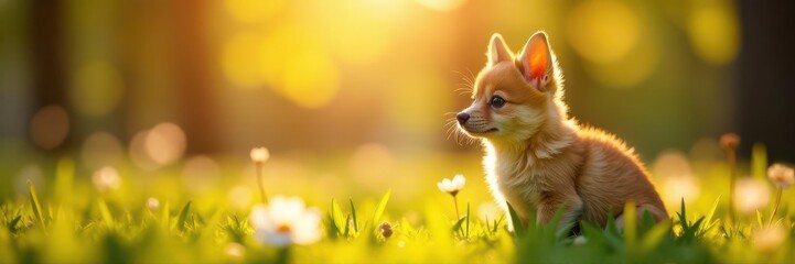Obraz premium Sunlit Tawny Coster on blurred background Ideal spring wallpaper , tawny coster, orange