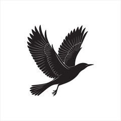Flying Bird Silhouette Clip art