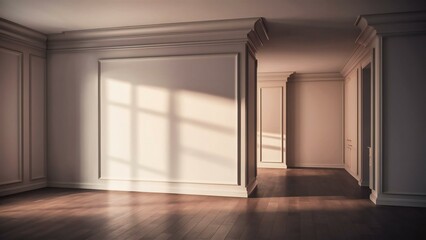 Obraz premium empty room with window