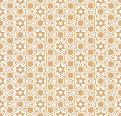 Seamless abstract geometric pattern in Islamic style