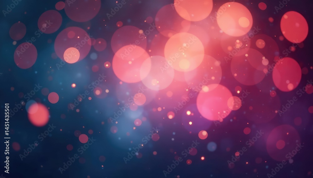 Canvas Prints blurred bokeh lights form a soft, ethereal, continuous field , bokeh, nature, art