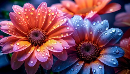 Dew-Kissed Daisies: Vibrant Floral Beauty