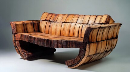Obraz premium Two-seater sofa