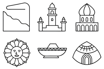 Culture media study Line art