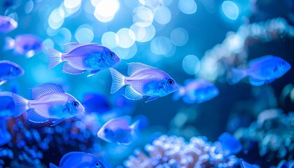 Obraz premium 美しい海の中の魚