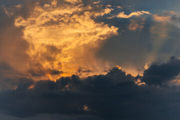 Dramatic Cloudscape at Sunset