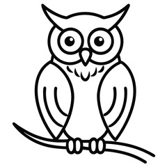 owl vector art illustration design