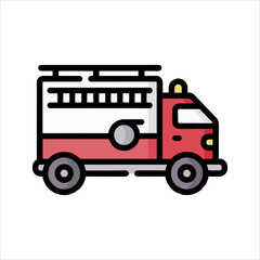 vector illustration of school bus