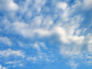 blue sky with clouds