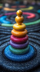 Colorful Don Stack on Table