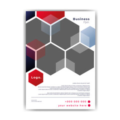 Corporate creative colorful business flyer template design set, abstract business flyer, vector template design or business poster template design.