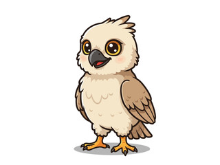 A Charming Cartoon Squirrel With Bright Eyes Is Depicted Mid Leap Its Bushy Tail Trailing Behind Rendered In A Clean Vector Style With Clear Outlines And Warm Brown Tones On A White Backdrop