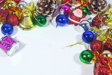 Christmas theme background with white background texture