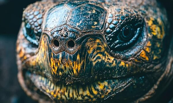 close up of a turtle
