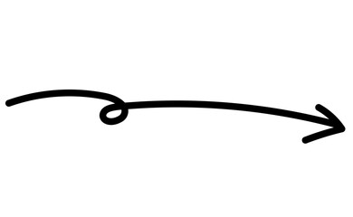手書きのくるりん矢印