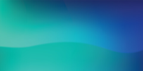 Modern Blue-green gradient studio room  abstract background pattern walls and floor reflect neon lights  dark tones and feel simple