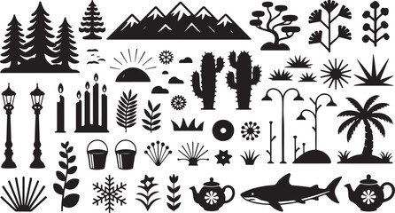 Obraz premium set of vector images