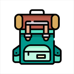 suitcase icon vector illustration
