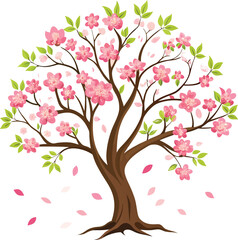 Fototapeta premium Spring tree with flower
