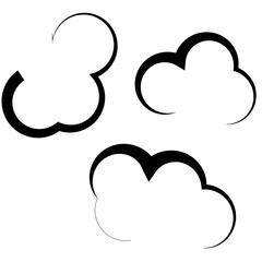 Pen handwritten speech bubble
