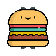 vector illustration of a cake