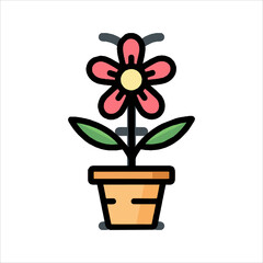 flower in a pot