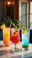 A Collection of Colorful and Refreshing Summer Cocktails