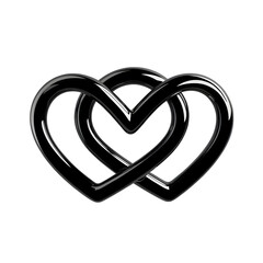 heart shaped metal chain