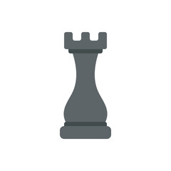 rook or castle chess piece vector, representing strategy, protection, and planning.