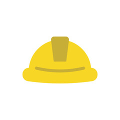 Vector illustration of a construction helmet, a symbol of workplace safety and labor protection.