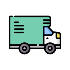 vector delivery truck