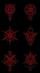 satanic symbol illustration