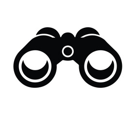 Binoculars icon, Binoculars Logo, Binoculars Silhouette Vector Illustration for Navigation, Travel, and Exploration Concepts