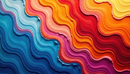 Fototapeta premium Abstract swirling paint texture, late stage of drying process, vibrant, natural, multicolored