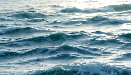 Fototapeta premium person riding a surfboard on a wave in the ocean