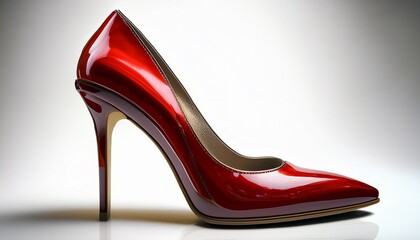 red high heel shoes