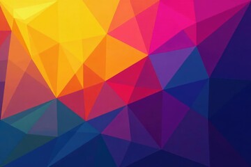 Obraz premium Geometric abstract design with vibrant colors, design, seamless